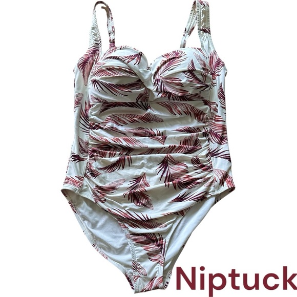 Nip Tuck Other - Nip Tuck Body Sculpting Tummy Control Multi-Cup Fit One Piece Swimsuit - Size 10